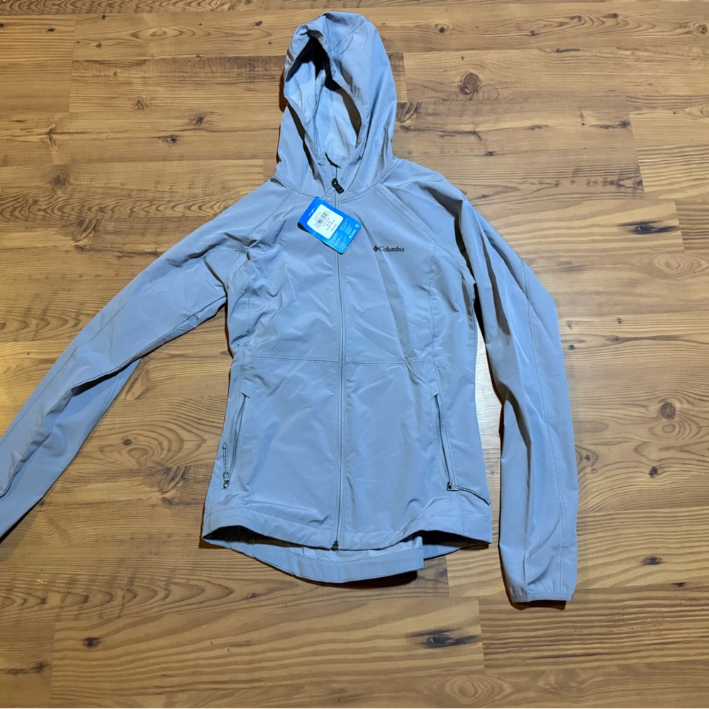 Columbia Light Gray Hooded Jacket